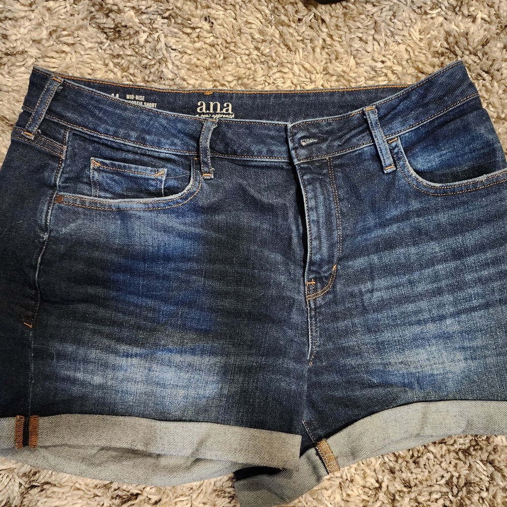 a.n.a Women's Blue Denim Shorts
